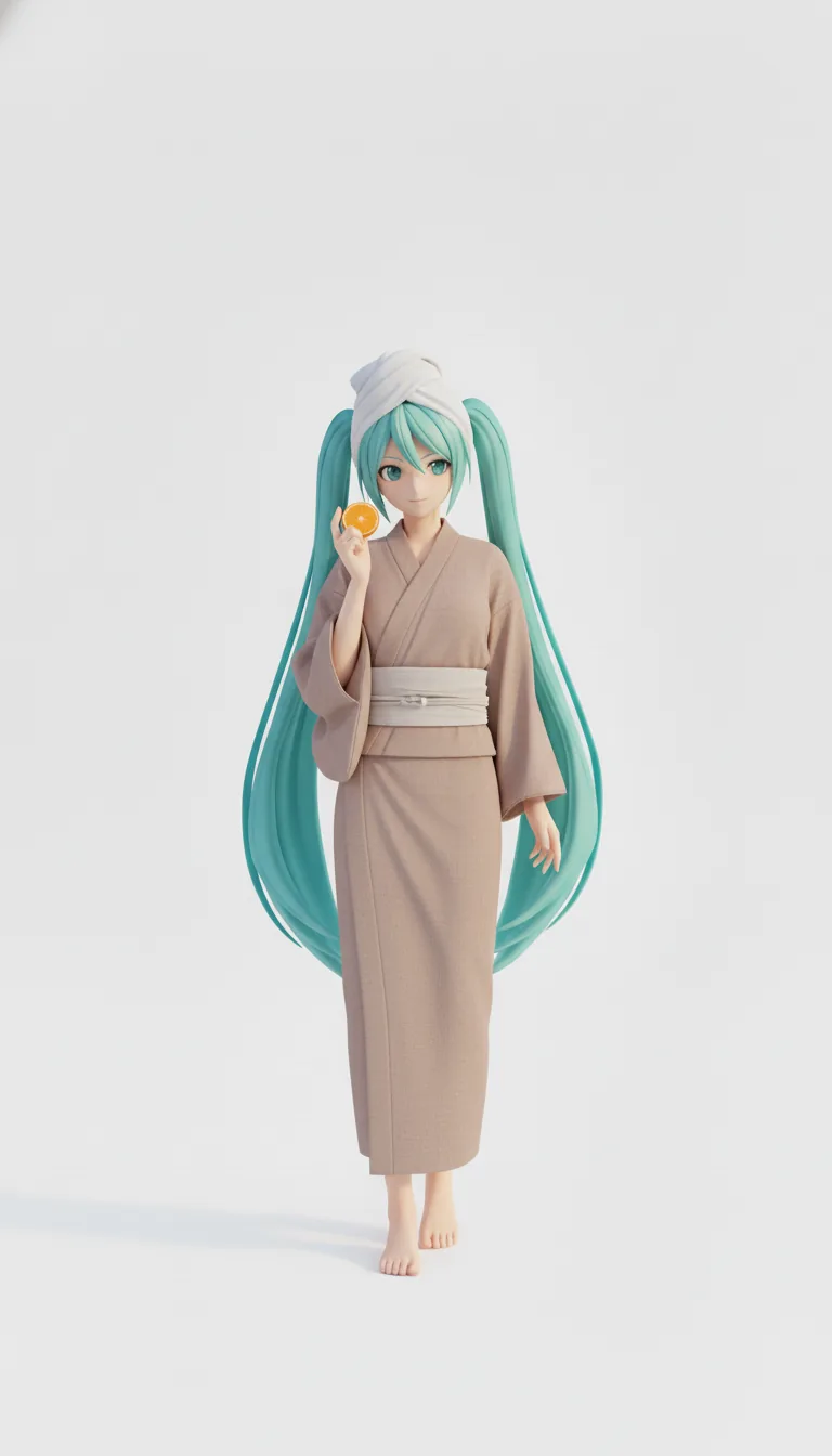 水豚溫泉浴袍造型